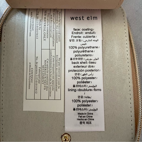 West Elm travel jewelry case/ storage - Picture 11 of 14